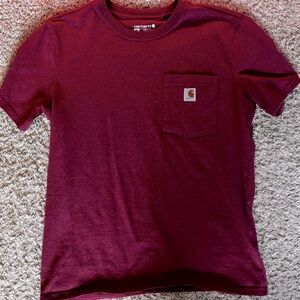 Carhartt Maroon Pocket T-Shirt